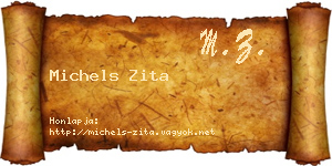 Michels Zita névjegykártya
